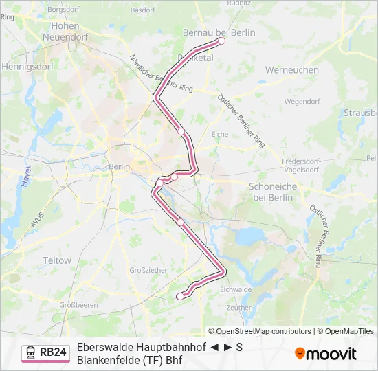 RB24 Train Line Map