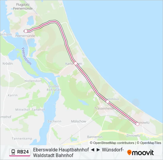 RB24 Train Line Map