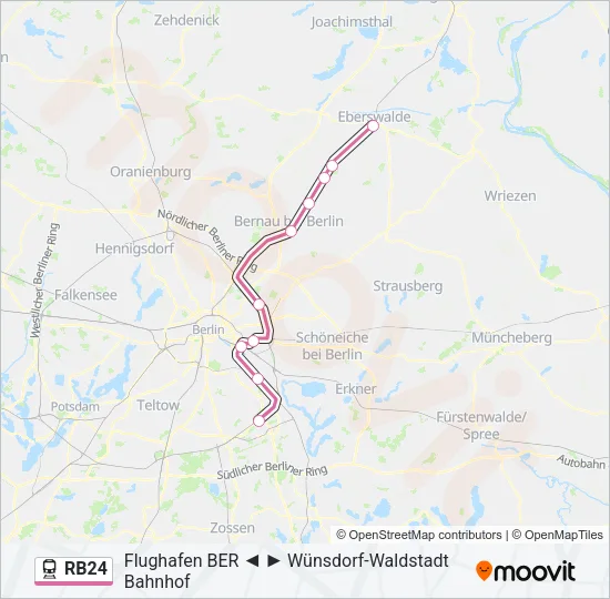 RB24 Train Line Map