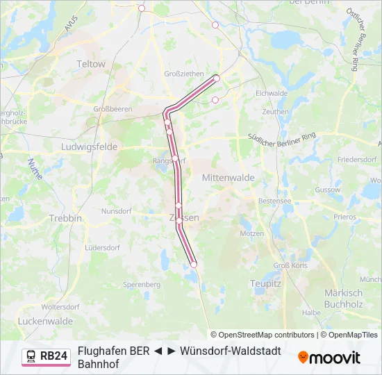 RB24 Train Line Map