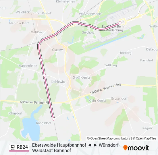 RB24 Train Line Map