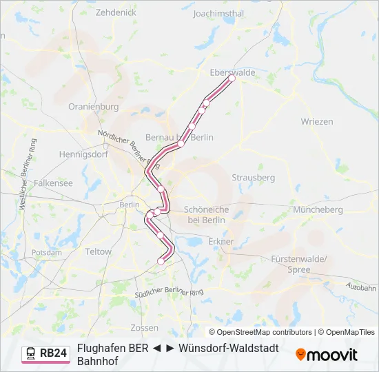 RB24 Train Line Map