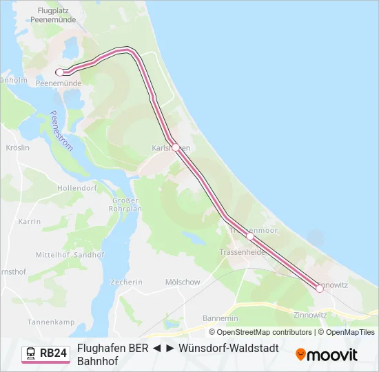 RB24 Train Line Map