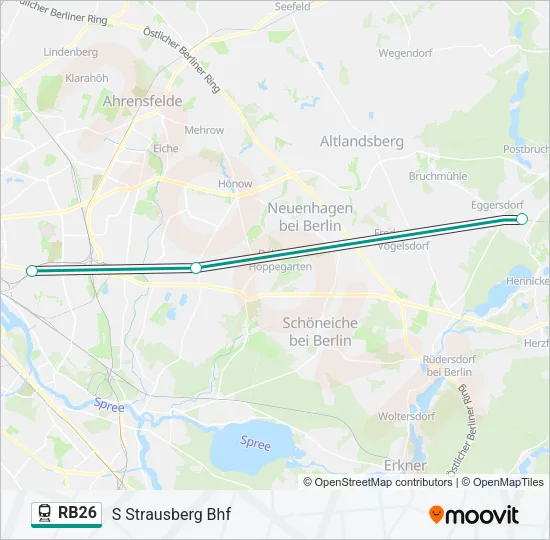 RB26 Train Line Map