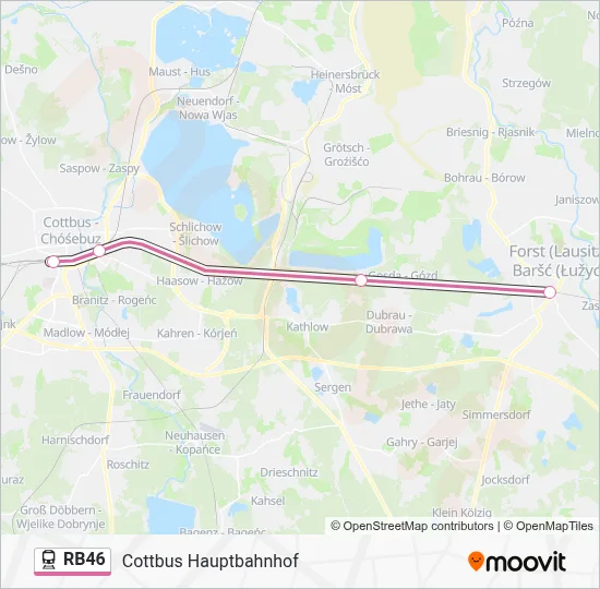 RB46 Train Line Map