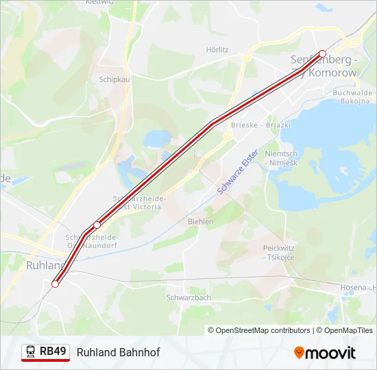 RB49 Train Line Map