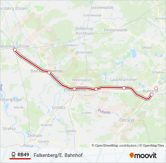 RB49 Train Line Map