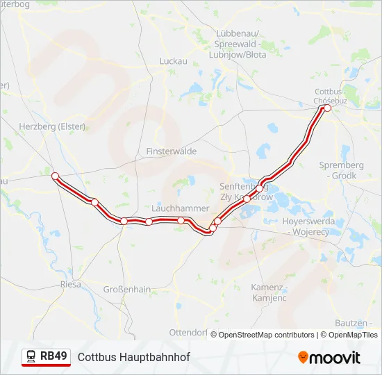 RB49 Train Line Map