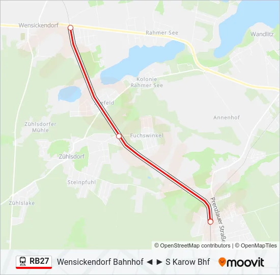 RB27 Train Line Map