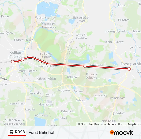 RB93 Train Line Map