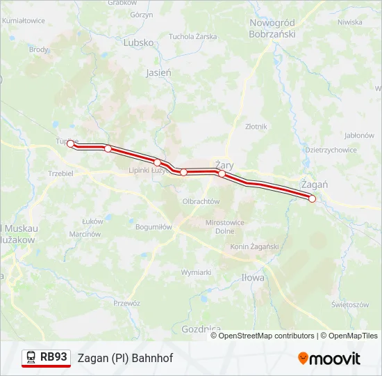 RB93 Train Line Map