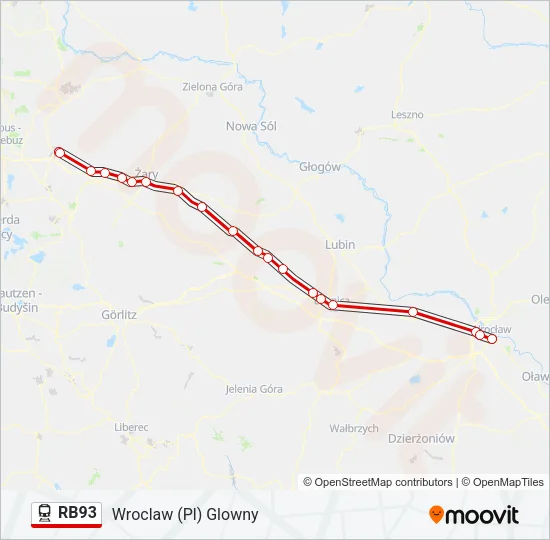 RB93 Train Line Map