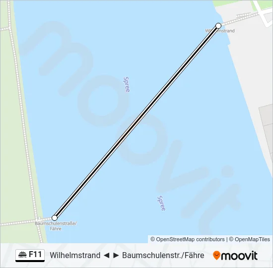 F11 Ferry Line Map