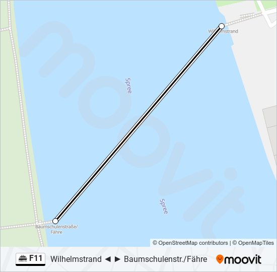 F11 ferry Line Map