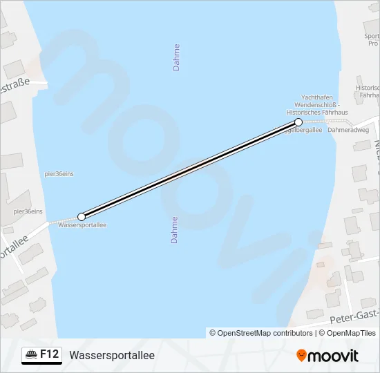 F12 Ferry Line Map