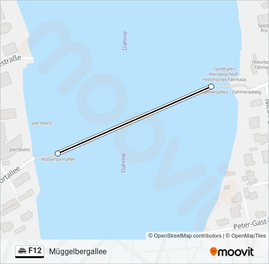F12 Ferry Line Map