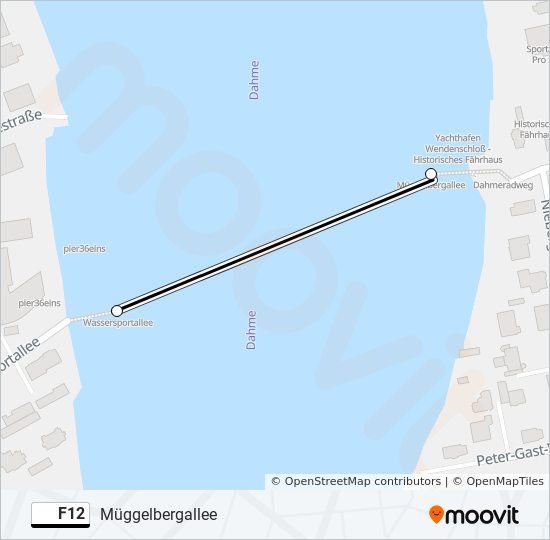 F12 ferry Line Map