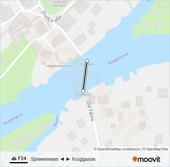 F24 Ferry Line Map