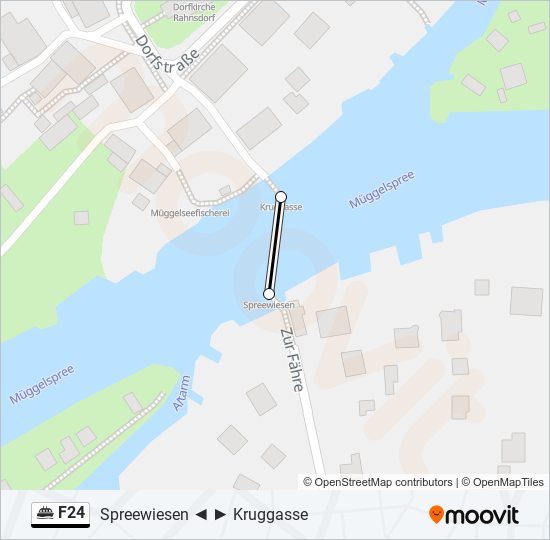 F24 ferry Line Map