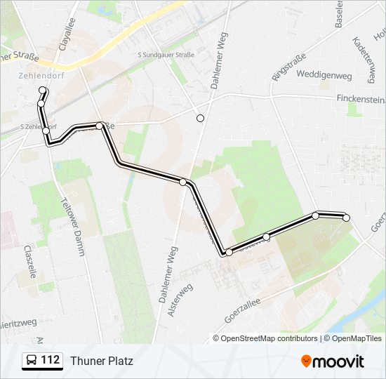 Маршрут 112: Расписание, Карты И Остановки - Thuner Platz (Обновлено)