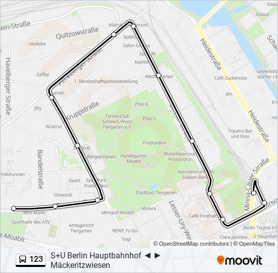 123 Route Fahrpläne, Haltestellen & Karten Lübecker Str. (Aktualisiert)