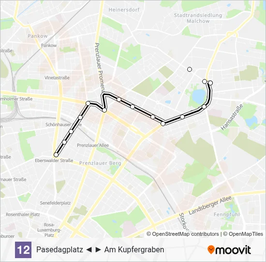 12 Light Rail Line Map