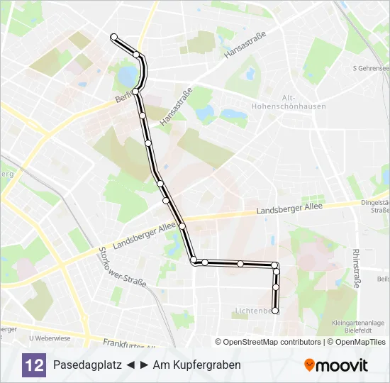 12 Light Rail Line Map