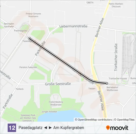 12 Light Rail Line Map
