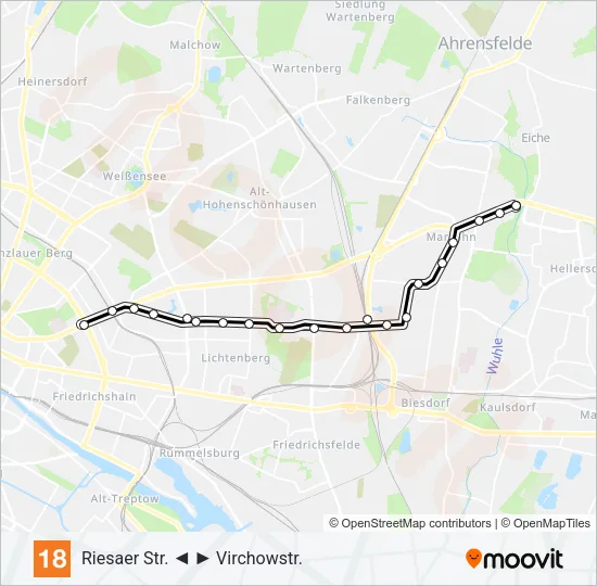 18 Light Rail Line Map