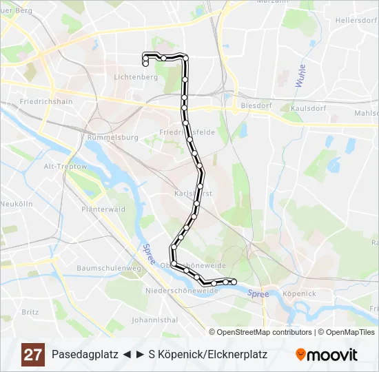 27 Light Rail Line Map