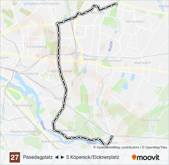 27 Light Rail Line Map