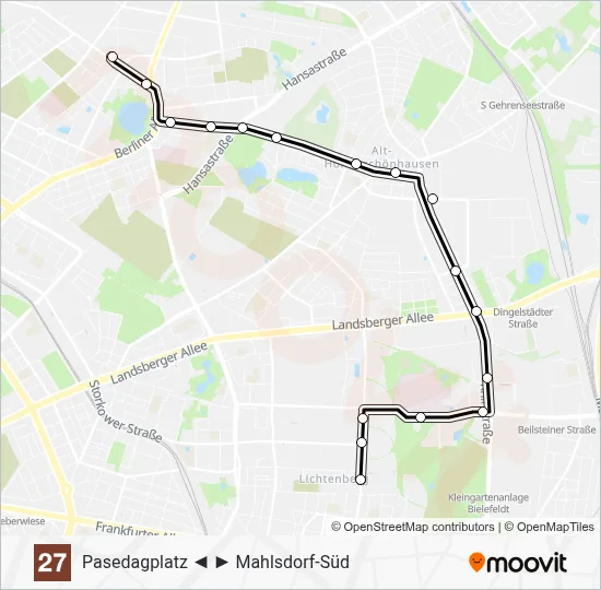 27 Light Rail Line Map