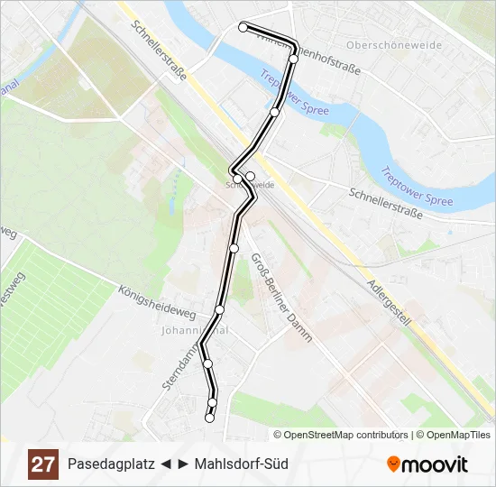 27 Light Rail Line Map