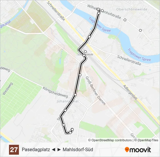 27 Light Rail Line Map