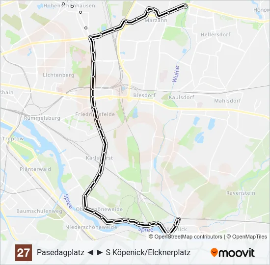 27 Light Rail Line Map