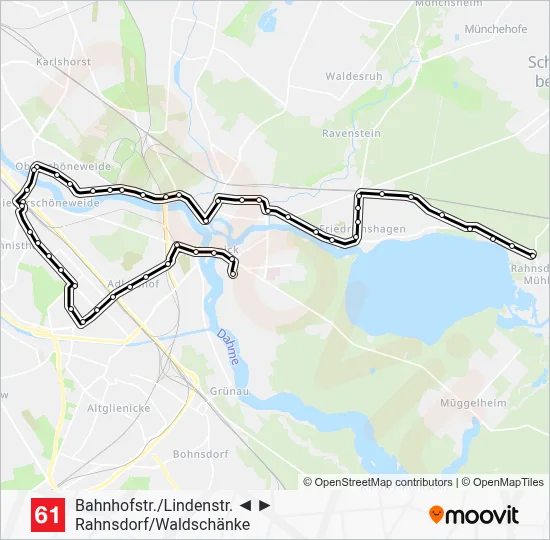 61 Light Rail Line Map
