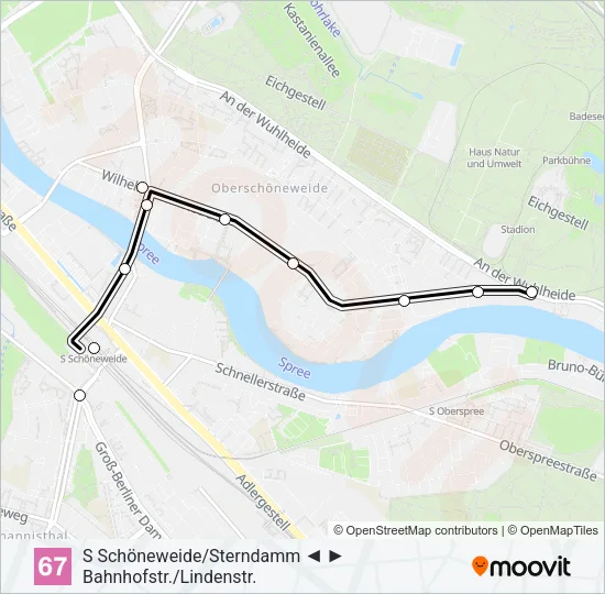 67 Light Rail Line Map