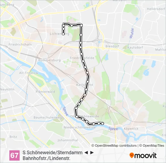 67 Light Rail Line Map