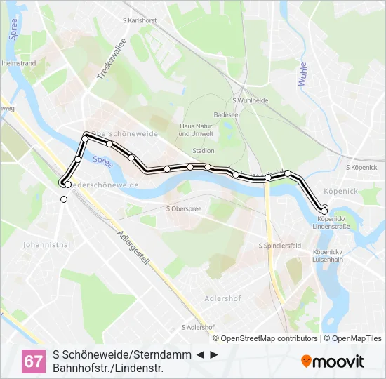 67 Light Rail Line Map