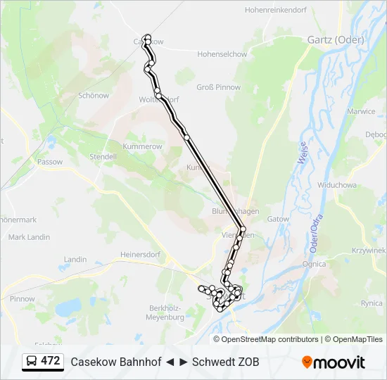 472 Bus Line Map