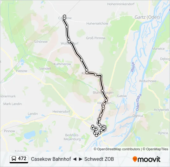 472 Bus Line Map