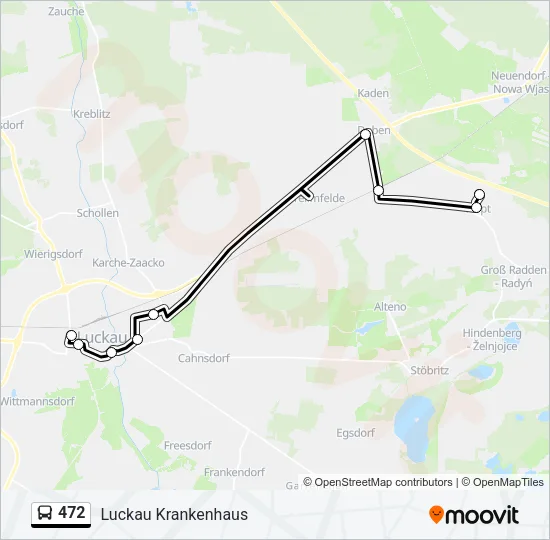 472 Bus Line Map