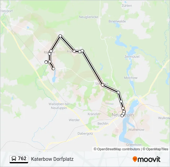 762 Bus Line Map