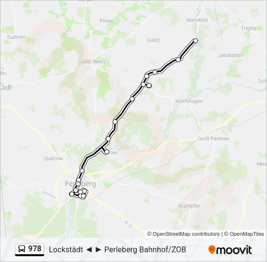 978 Bus Line Map