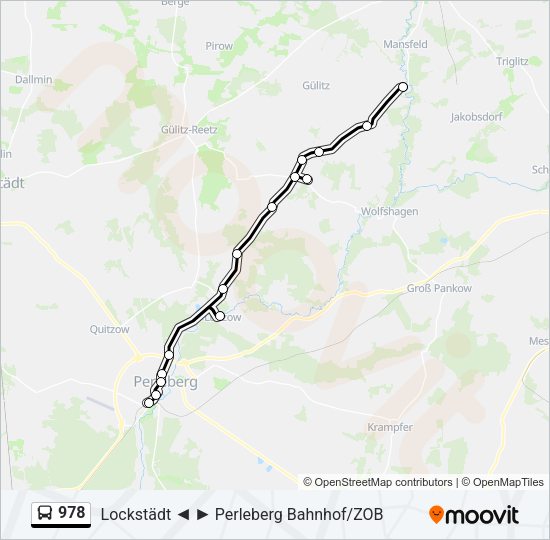 978 Bus Line Map