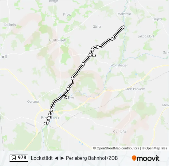 978 Bus Line Map