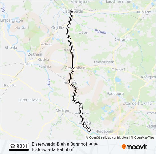 RB31 Bus Line Map