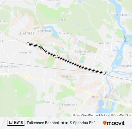 RB10 Bus Line Map