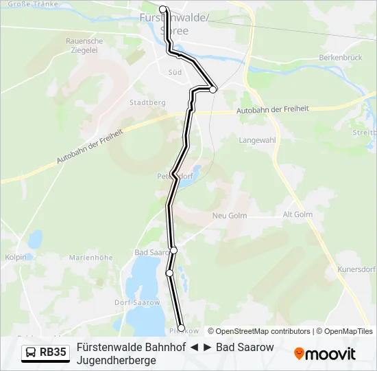 RB35 Bus Line Map
