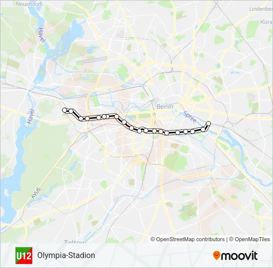 U12 Subway Line Map